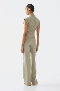 Straight-Leg Jersey Pants