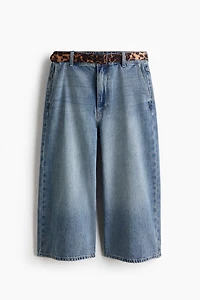 Wide High Waist Culotte Jeans