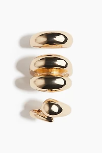 3-Pack Chunky Rings