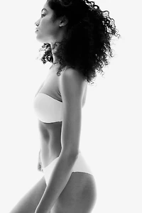Lot de 2 soutiens-gorge bandeau en microfibre