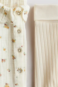 Ensemble 2 pièces blouse et legging