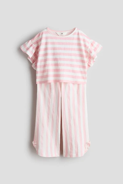 2-Piece Textured Jersey Set