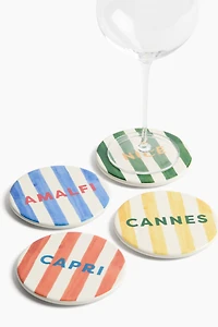 4-Pack Porcelain Coasters