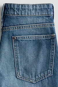 Loose-Fit Bootcut Leg Jeans