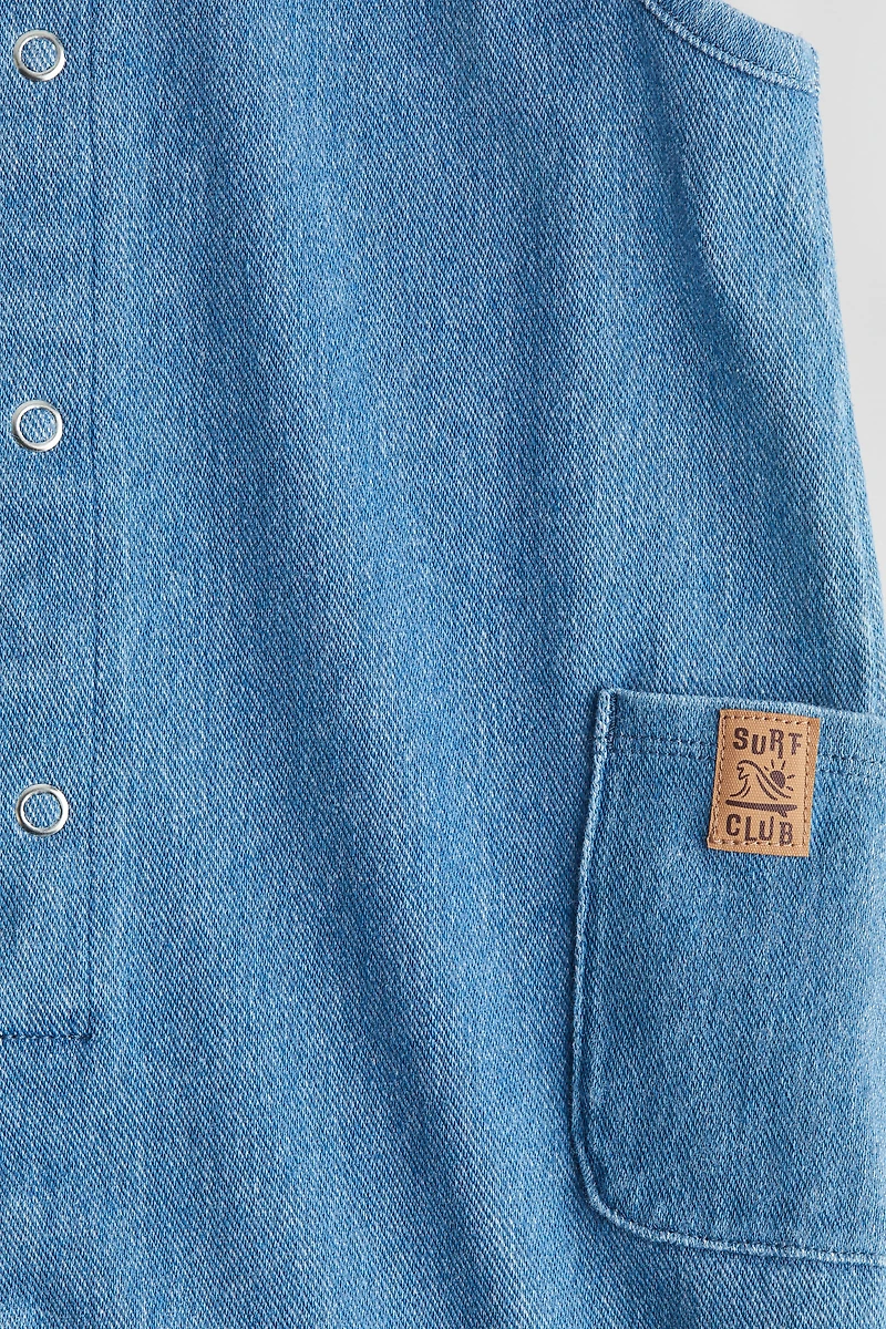 Denim-Look Romper Suit