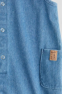 Denim-Look Romper Suit