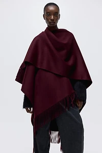 Handmade Wool-Blend Cape