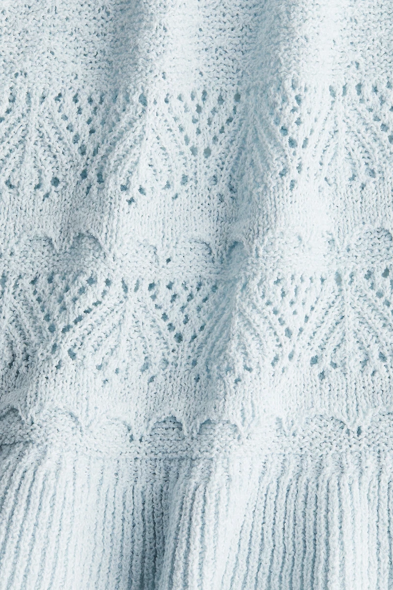 Crochet-Look Sleeveless Top