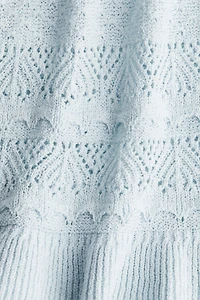 Crochet-Look Sleeveless Top