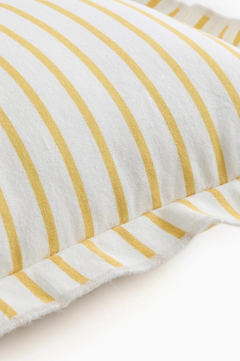 Rectangular Linen-Blend Cushion Cover