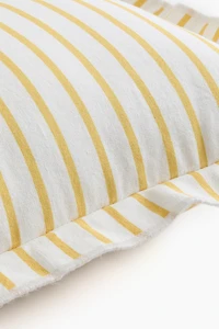 Rectangular Linen-Blend Cushion Cover