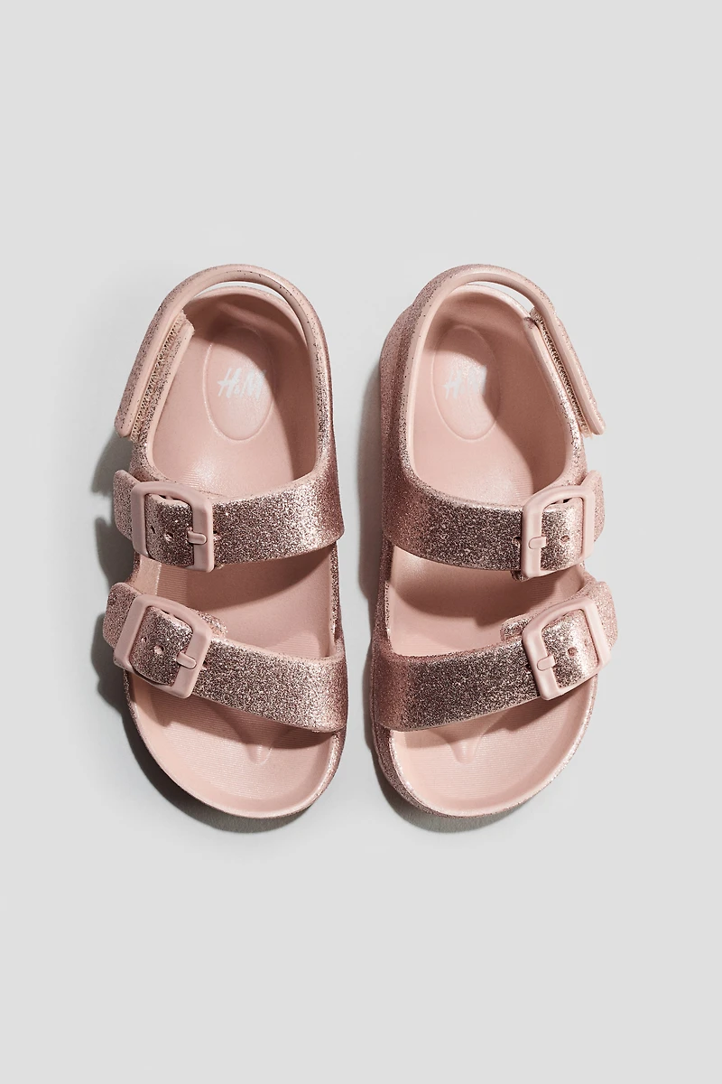 Two-strap pool shoes