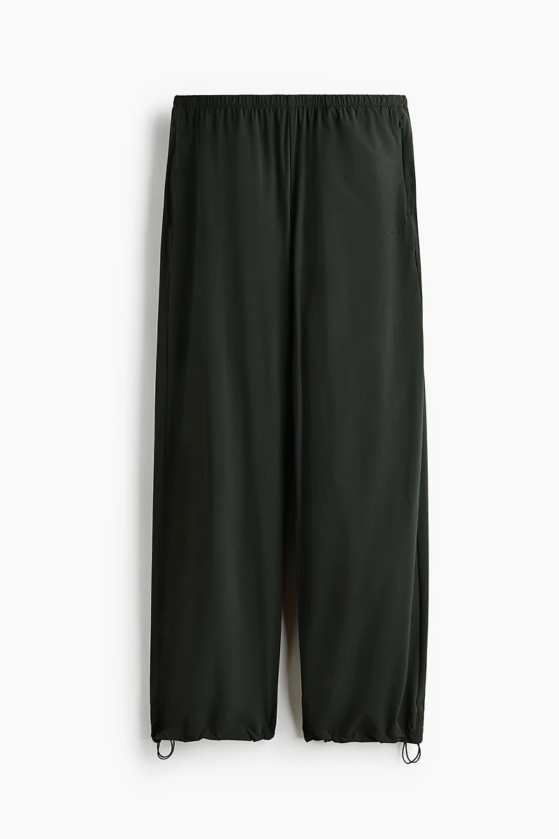 Relaxed-Fit Nylon Sports Track Pants