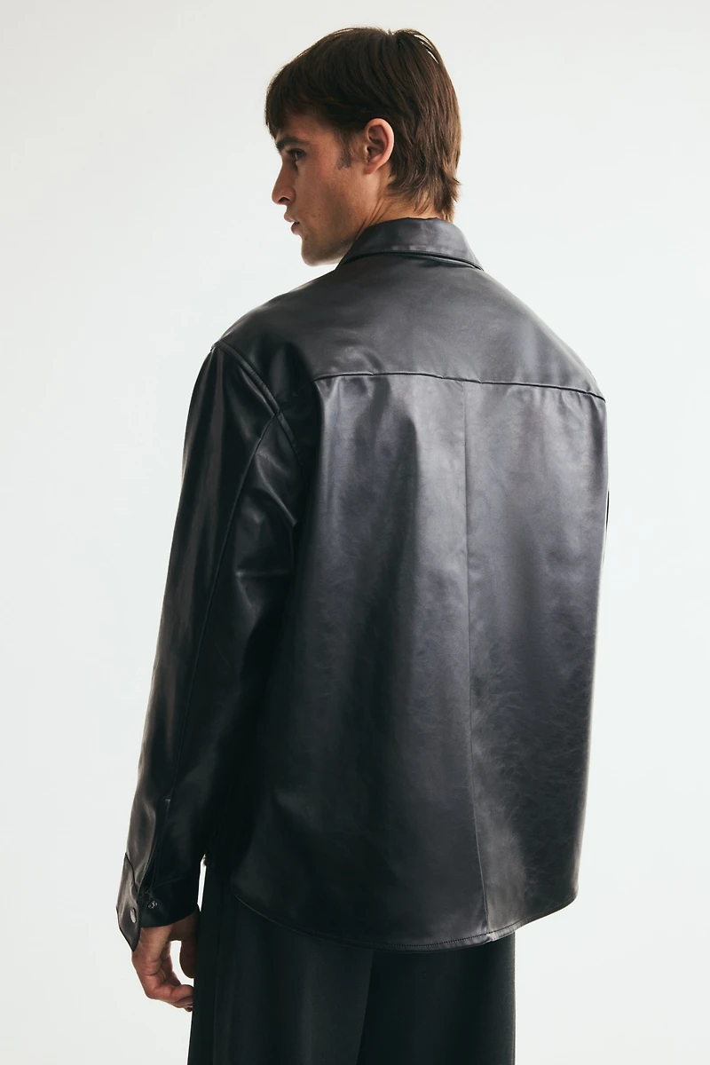Coated Overshirt