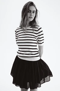 Fine-Knit Top
