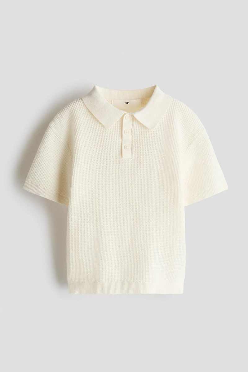 Cotton-Knit Polo Shirt