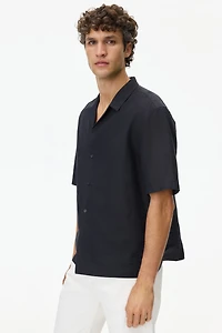 Relaxed-Fit Linen-Blend Resort Shirt