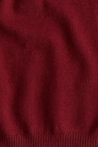 Fine-Knit Turtleneck Top