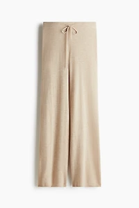Pantalon en cachemire mélangé