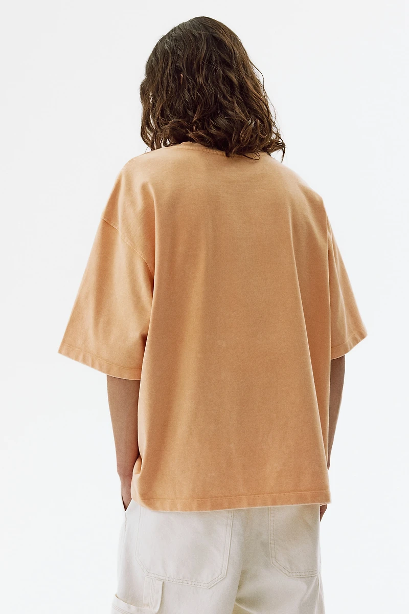 Oversized Printed Cotton T-Shirt