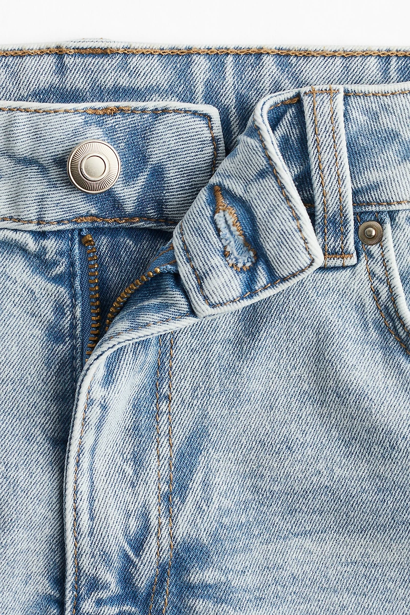 High Denim Shorts
