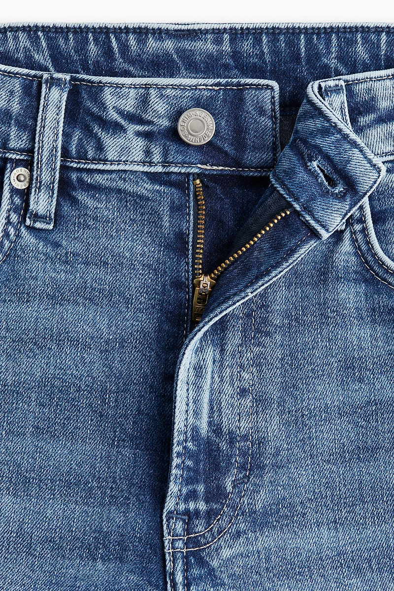 Slim Straight High Ankle Jeans