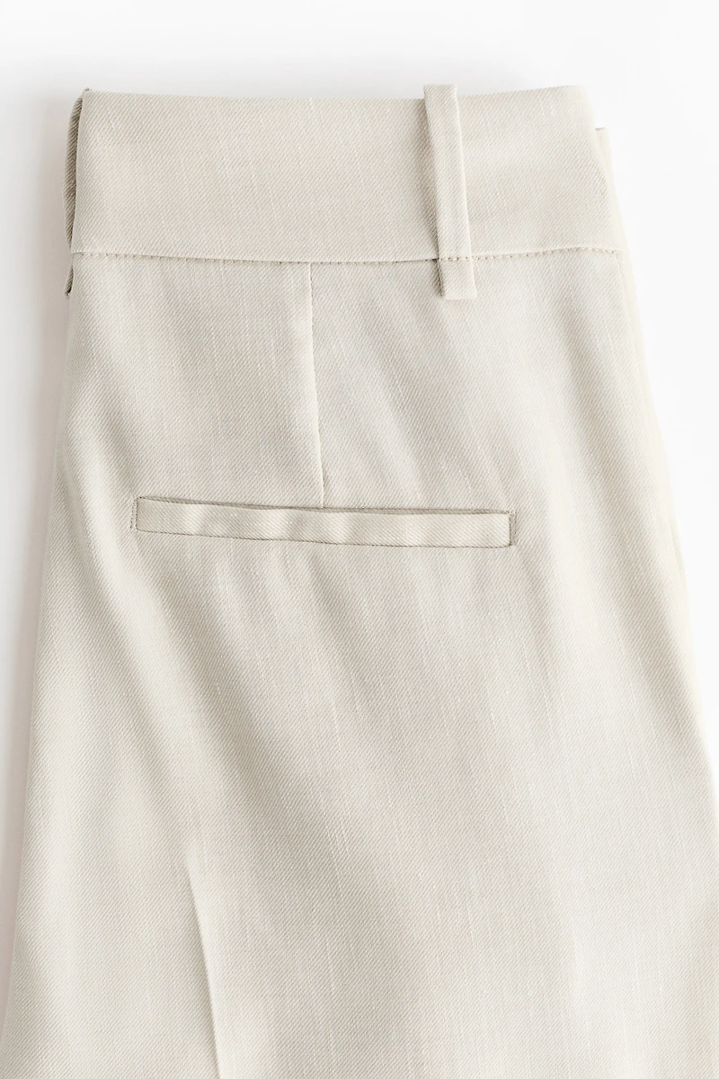 Pantalon sur mesure à jambes larges