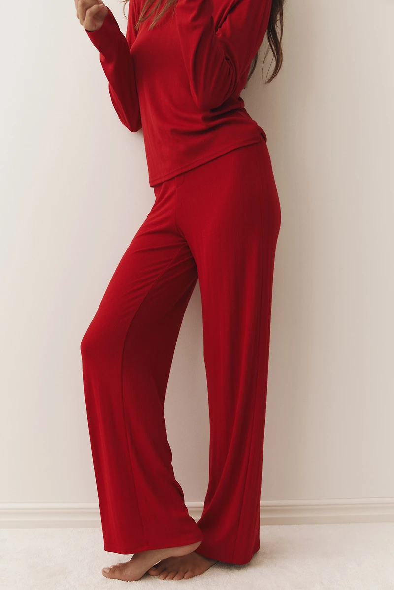 Pyjama en jersey pointelle