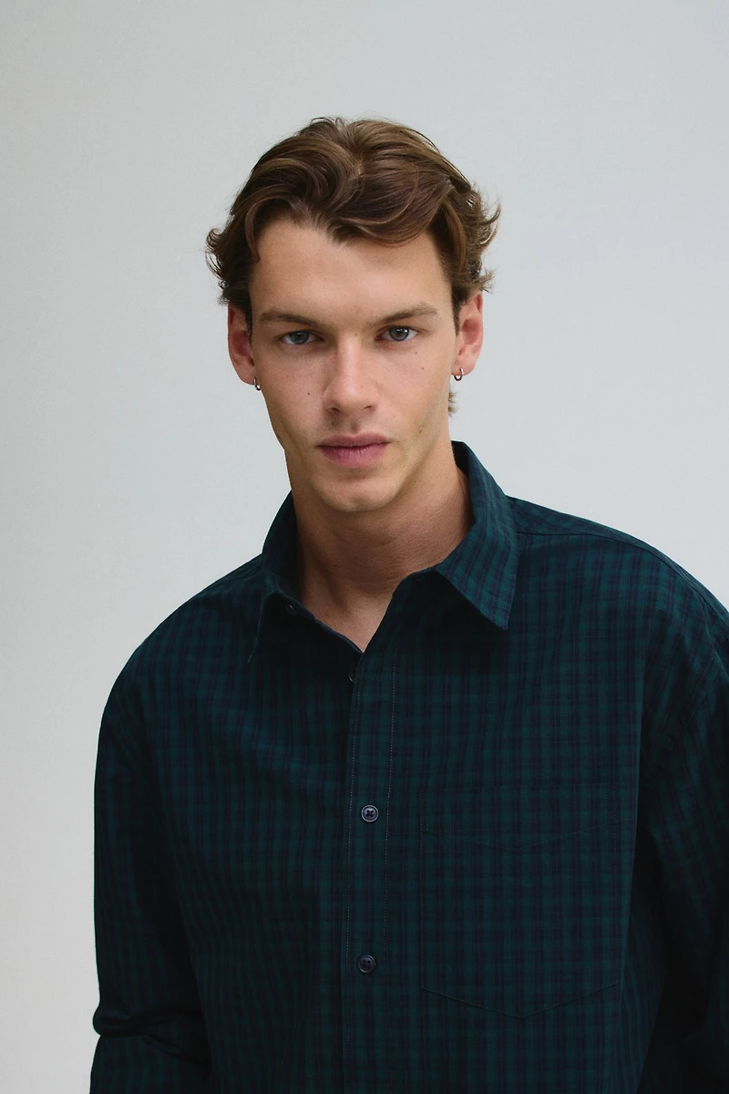 Chemise décontractée en coton