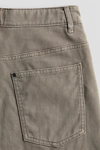 Short ample en sergé