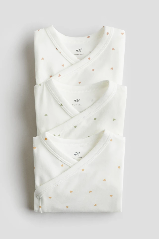 3-pack Wrapover Bodysuits