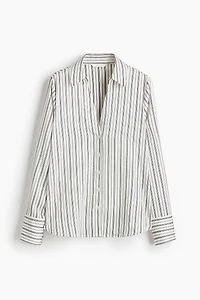 Blouse à encolure en V