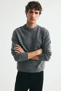 Regular-Fit Brushed Sweater