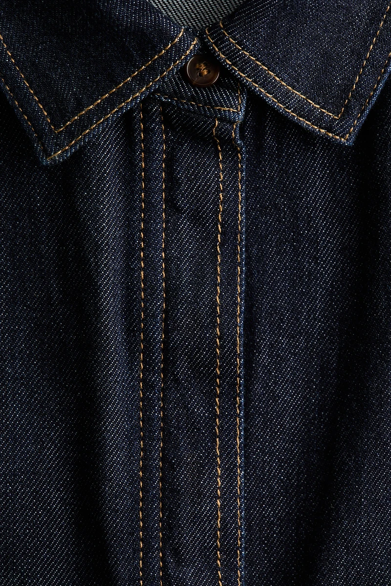 MAMA Denim Shirt Dress