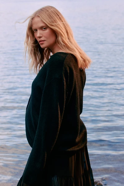 Gilet MAMA en fin tricot