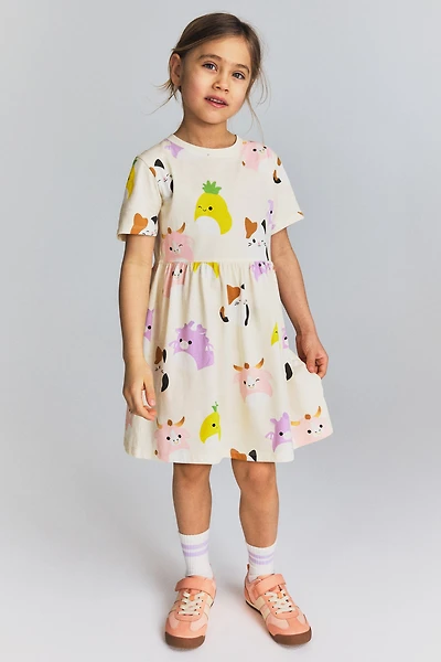 Printed Jersey Dress