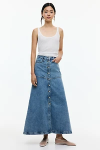 A-Line Denim Skirt