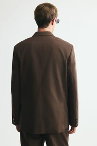 Relaxed-Fit Double-Breasted Jacket