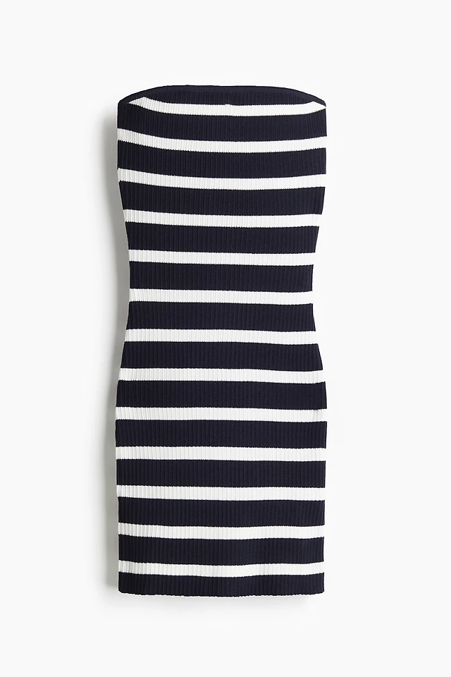 H&M Rib-knit Bandeau Dress | Pacific City