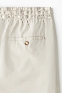 Relaxed-Fit Poplin Shorts