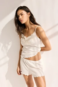 Ribbed Jersey Pajamas