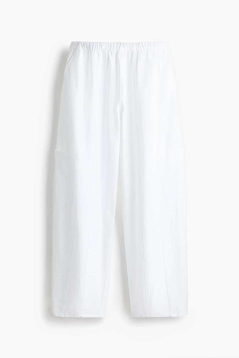 Balloon-Leg Cargo Pants