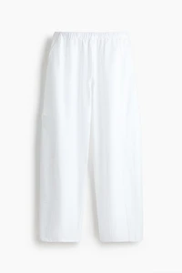 Balloon-Leg Cargo Pants