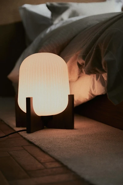 Lampe de table en verre