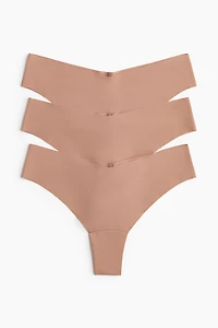 Lot de 3 culottes brésiliennes en microfibre