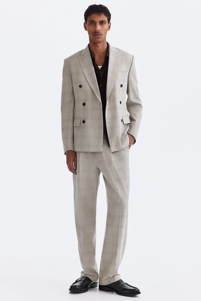 Regular-Fit Double-Breasted Jacket