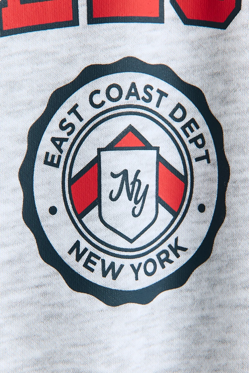 Printed Brushed-Inside Sweatshirt