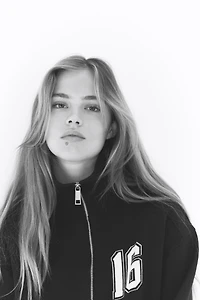 Cardigan with Zipper