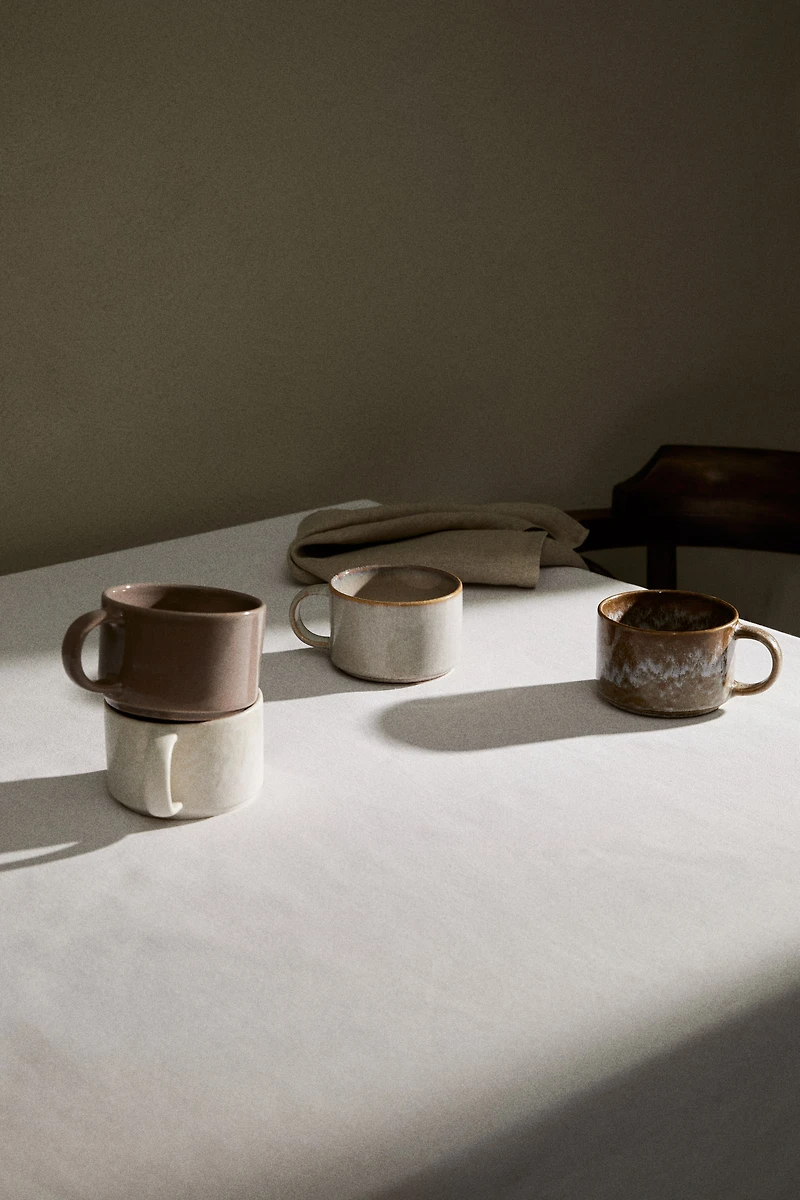 4-Pack Stoneware Mugs