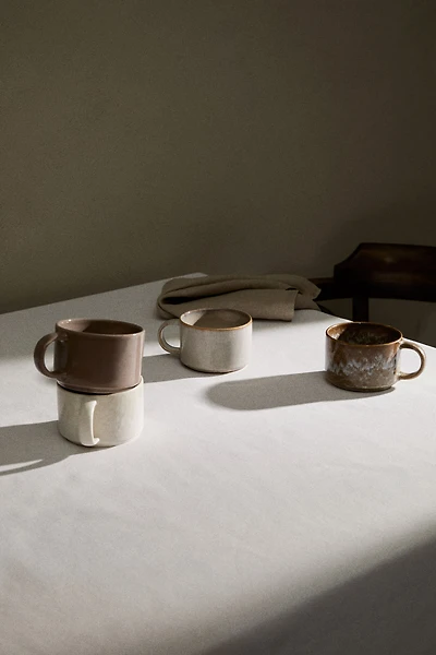 4-Pack Stoneware Mugs